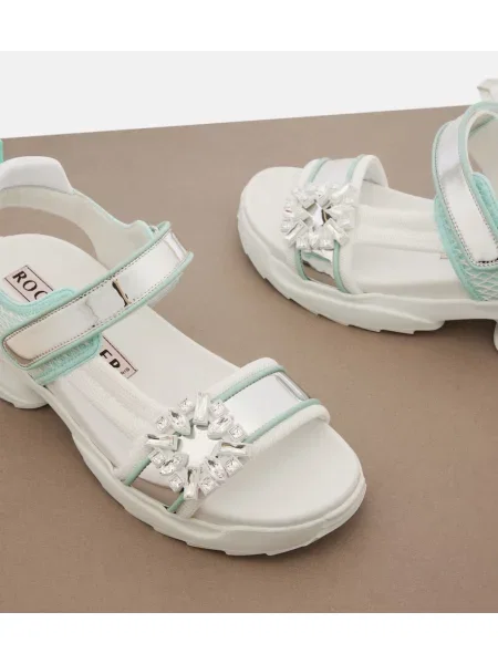 Sandale Roger Vivier alergare alb