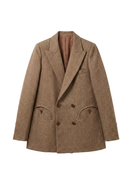 Sacou Blazé Milano cu două rânduri de nasturi maro