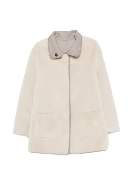 Reversibil haină din piele de oaie Simonetta Ravizza din piele de oaie