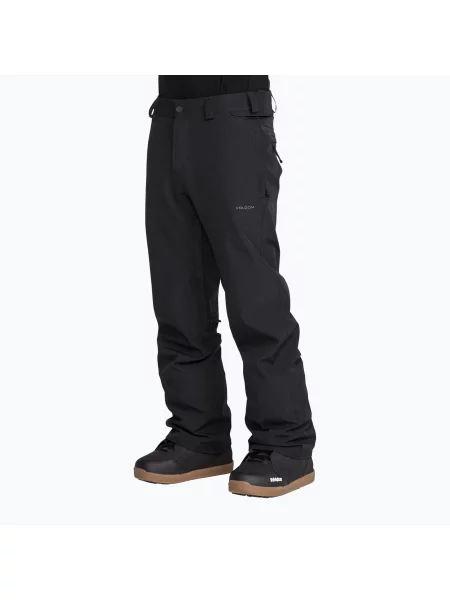 Pantaloni de snowboard pentru bărbați Volcom Freakin Snow Chino black negru
