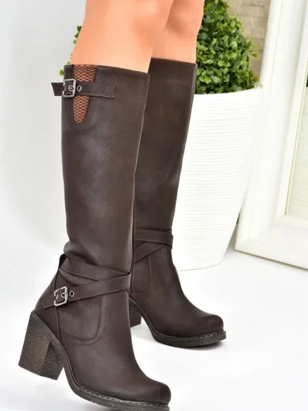 Botine Fox Shoes maro