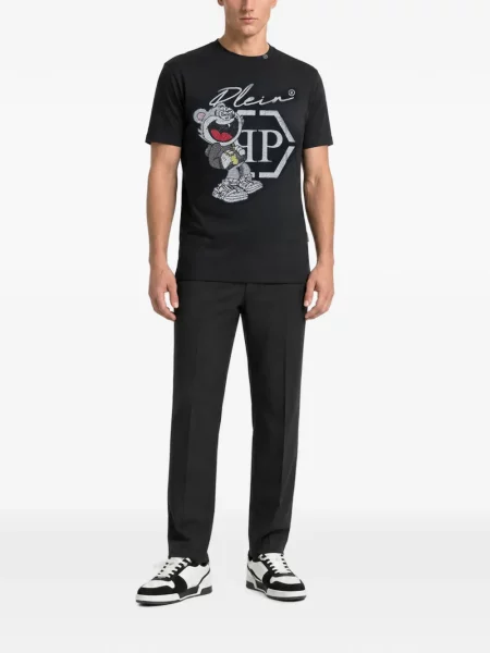 Scurt tricou Philipp Plein negru