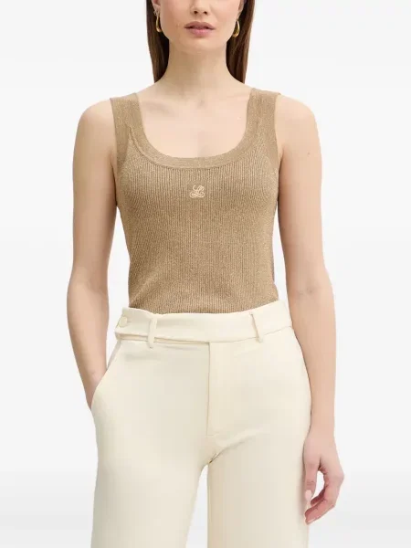 Top Luisa Spagnoli cu broderie tricotate