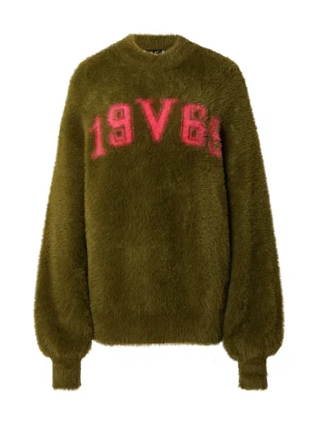 ITALIA Pulover Stella oliv roz