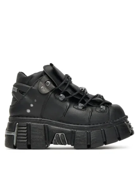 New Rock sportcipő Negro Tower + Negro Acero fekete
