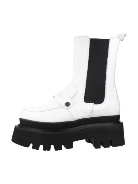 Pantofi Yellow alb