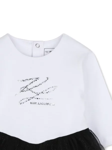 Sukienka dziecięca Karl Lagerfeld biała