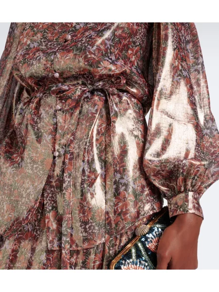 Bluză Valentino de mătase cu model floral