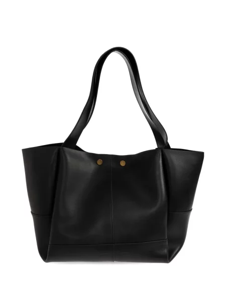 Geantă shopper Allsaints din piele negru
