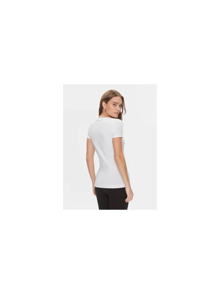 Guess Marškinėliai Slim Fit balta