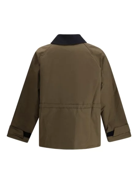Geacă parka Gr10k de catifea cord verde