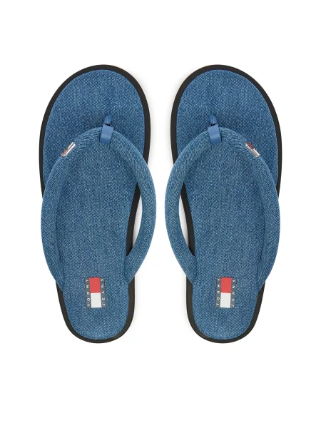 Papuci Tommy Jeans casual albastru