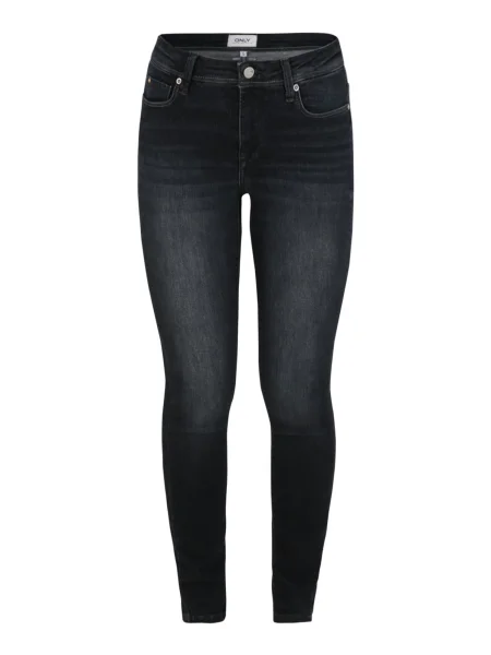 Only Petite Džínsy SHAPE LIFE čierny denim