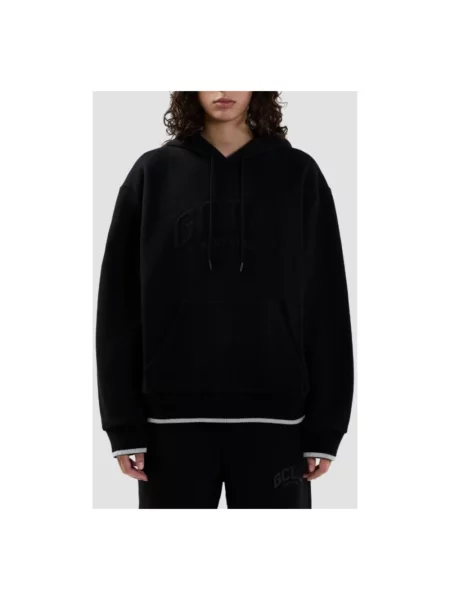Bluza z kapturem Gcds z logo czarna