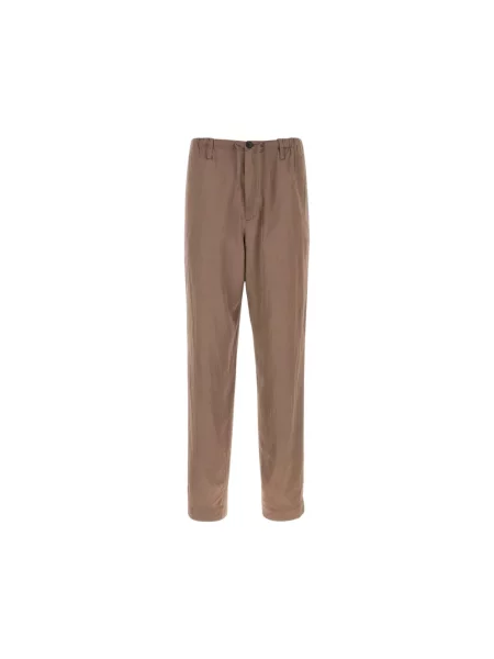 Spodnie Dries Van Noten brązowe