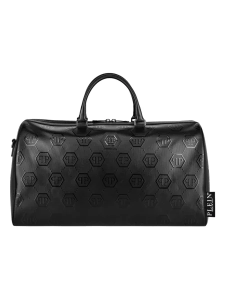 Torba Philipp Plein skórzana czarna