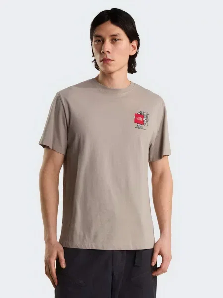 Футболка The North Face U GEAR UP GET OUT RELAXED SHOR сірий