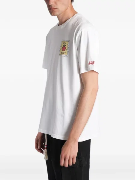 Tricou Mc2 Saint Barth cu imagine alb