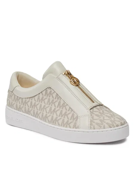 MICHAEL Michael Kors Sneakers Keaton Zip Slip On Écru