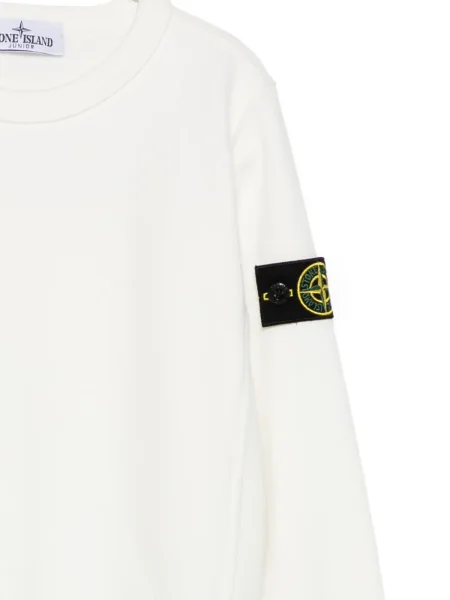 Bluza dziecięca Stone Island biała
