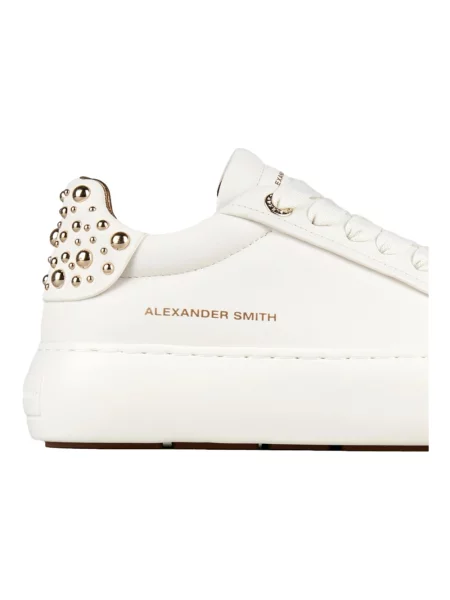 Sneakersy Alexander Smith skórzane białe
