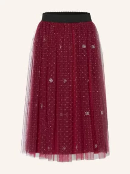 Dolce & Gabbana Spódnica Tiulowa rot