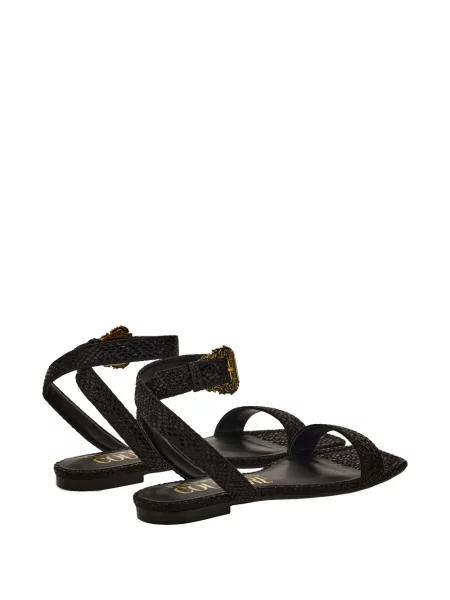 Sandale Versace Jeans Couture cu bretele negru