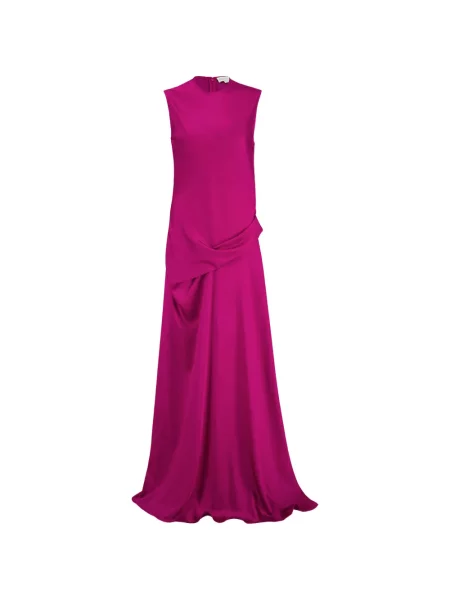 Rochie Stella Mccartney din satin drapată roz