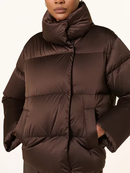 Weekend Max Mara Péřové Bundy Matassa tmavě hnědá