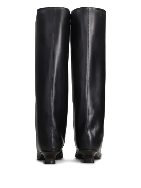 Botine Vicini din piele negru