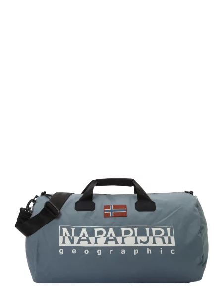 NAPAPIJRI Potovalna torba HADERS temno siva / črna bela