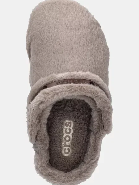 Классические тапочки Crocs серые