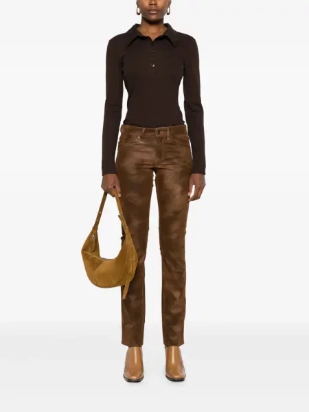 Pantaloni Marant Etoile maro