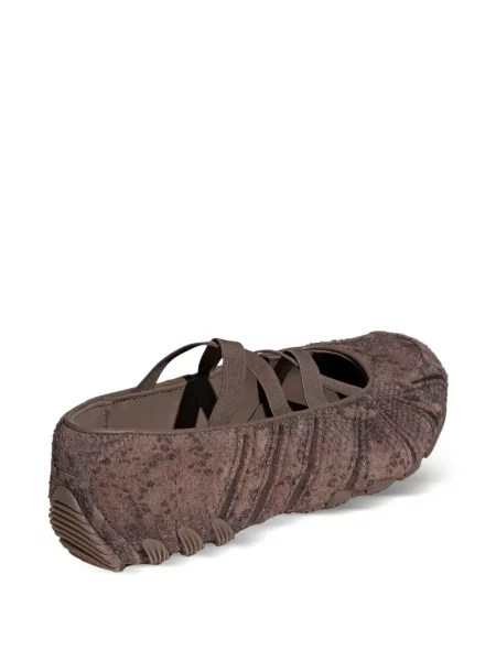 Balerini Adidas alergare cu cordon tricotate negru
