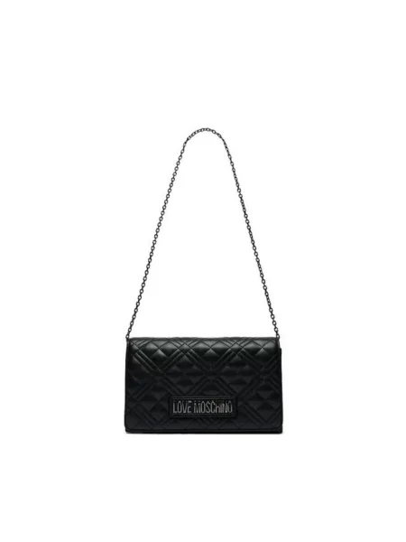 Torebka Love Moschino skórzana czarna