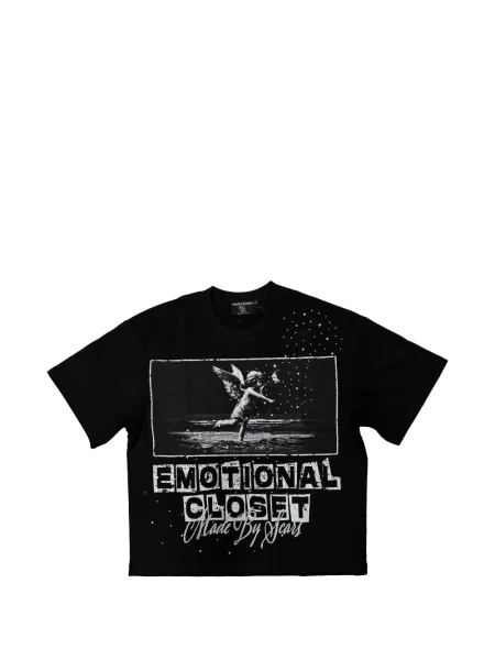 Tricou Mixed Emotion cu imagine negru