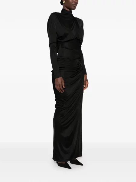 Rochie maxi Balmain negru
