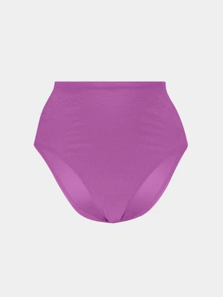 Нижня частина купальника PUMA Swim Jacquard High Wais комбінований верх фіолетовий