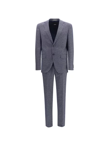 Costum Boss cu dungi albastru