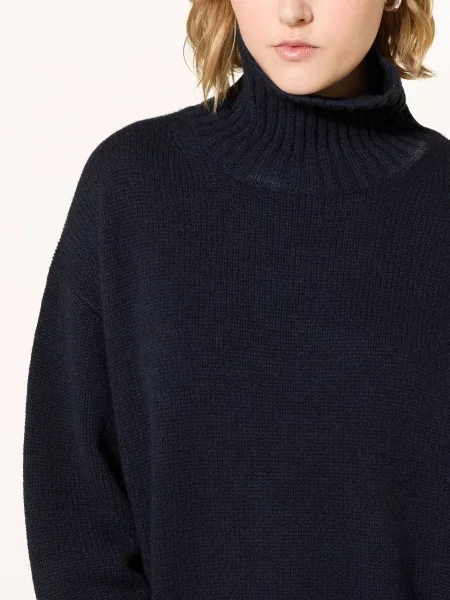 Ftc Cashmere Svetr S Rolákem Z Kašmíru tmavě modrá