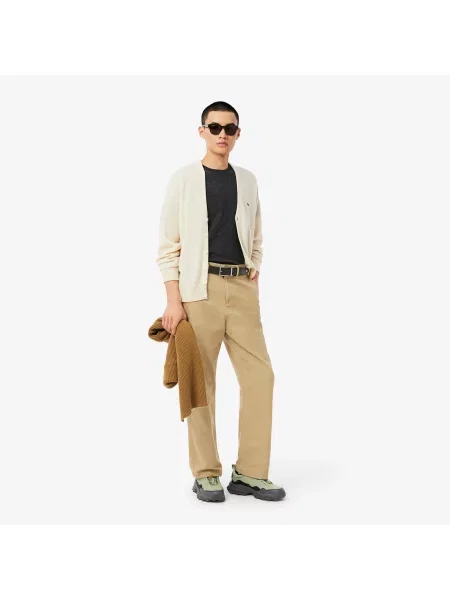 Lacoste Skórzany Pasek Elegance Męski Dwustronny brązowy