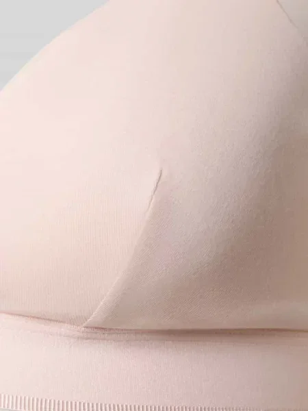 Biustonosz typu bralette w trójkątnym kształcie z regulowanymi ramiączkami Puma różowa