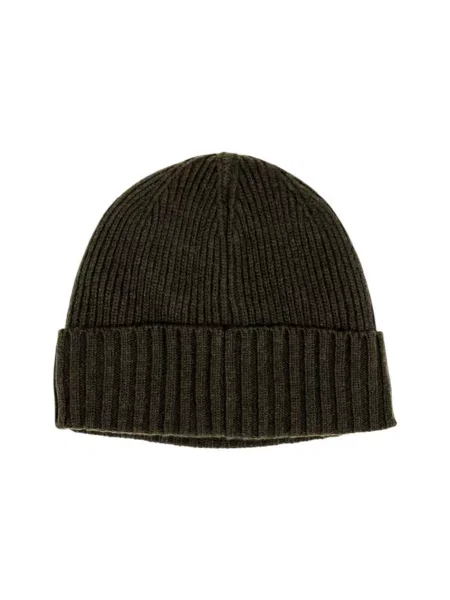 Czapka beanie z naszywką z logo Barbour zielona