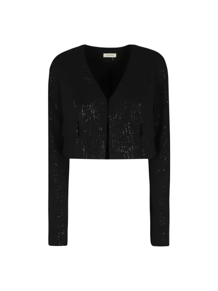 Jedwabna kurtka The Mannei czarna