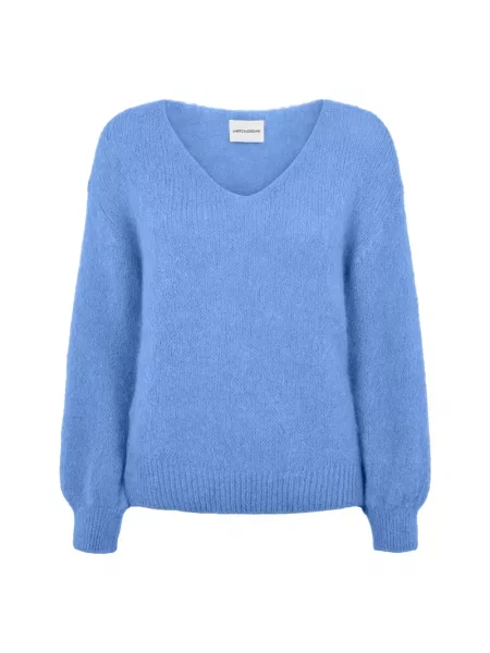 Sweter wełniany Americandreams wełniany niebieski