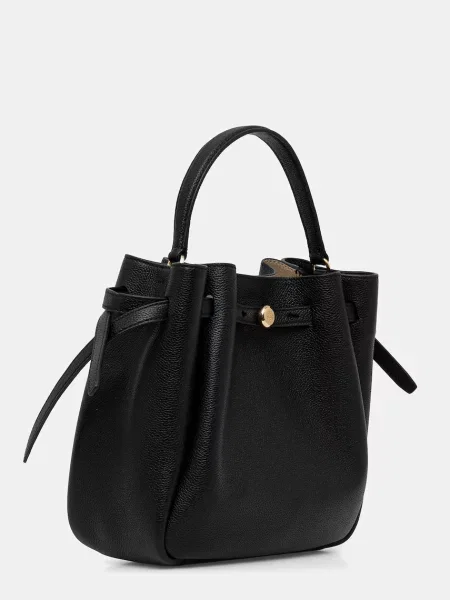 Tory Burch Kožená kabelka Romy čierna