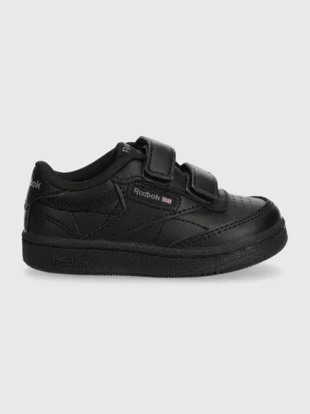 Reebok Classic kožené sneakers boty CLUB C černé
