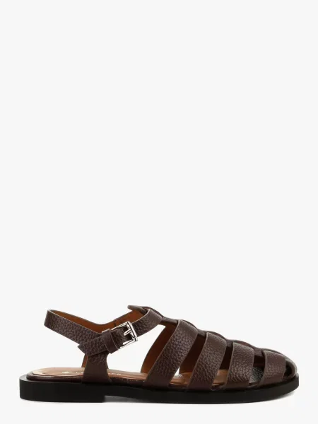 Шкіряні Сандалії LeBERDES коричневий