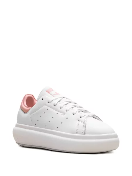 Sneakerși Adidas Stan Smith cu imagine alb