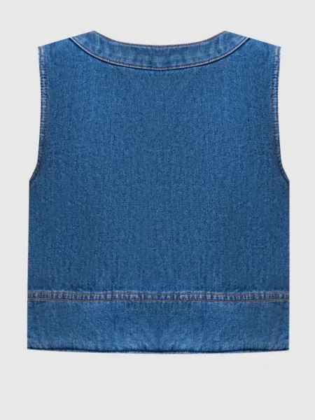 Джинсовий жилет MAGIA Max Mara Weekend синій